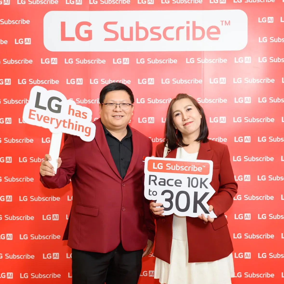 กิจกรรมและการทำงานของทีม LG Subscribe LSM016