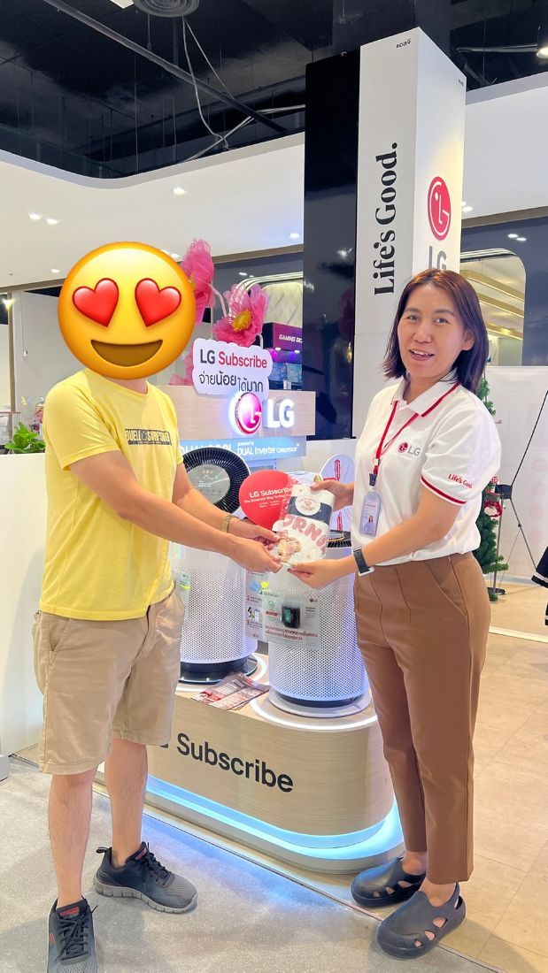 เครื่องฟอกอากาศ LG ชอบที่ฟอกได้ 360 องศา