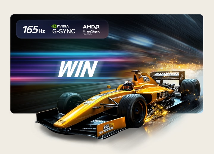เล่น 4K 165Hz เต็มสปีด พร้อม G-SYNC และ AMD FreeSync