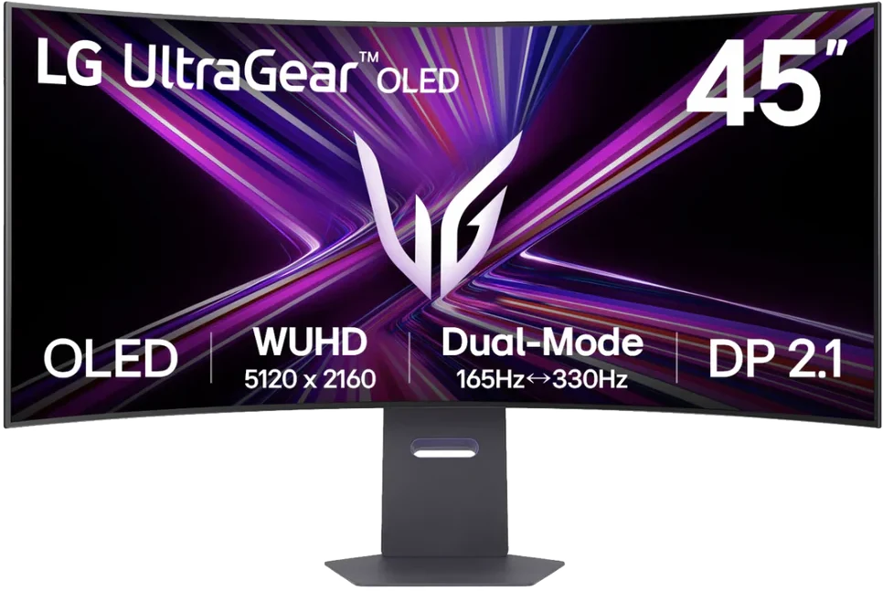 LG UltraGear™ 45" OLED Dual-Mode 5K2K 0.03ms, DisplayHDR True Black